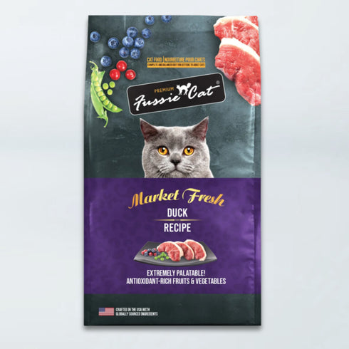 Fussie Cat Market Fresh Dry Cat Food - Duck - 4lb Bag