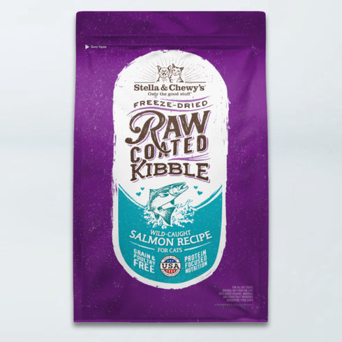 Stella & Chewy's Raw Coated Kibble Dry Cat Food - Wild Caught Salmon - 2.5lb Bag