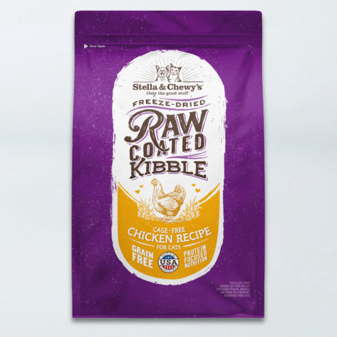 Stella & Chewy's Raw Coated Kibble Dry Cat Food - Cage Free Chicken - 10lb Bag