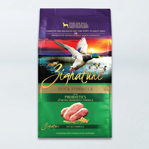 Zignature Original Dry Dog Food - Duck - 25lb Bag