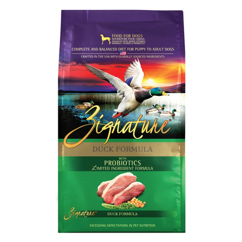 Zignature Original Dry Dog Food - Duck - 4lb Bag