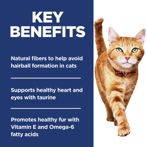 Hill's Science Diet Adult Hairball Control Light Dry Cat Food - Chicken - 15.5lb Bag