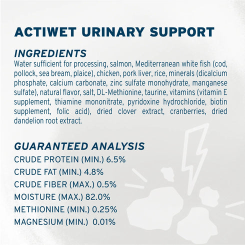 Forza10 Urinary UTI Support Wet Cat Food - Fish - 3.5oz Packet