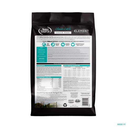 NutriSource Element Series Dry Cat Food - Classic Catch - 4lb Bag