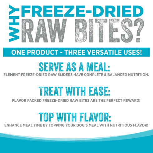 NutriSource Element Series Raw Bites Freeze Dried Dog Food - Chicken & Duck - 2.5oz Bag