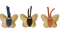 Ethical Products Dura-Fused Leather Butterfly Catnip Cat Toy