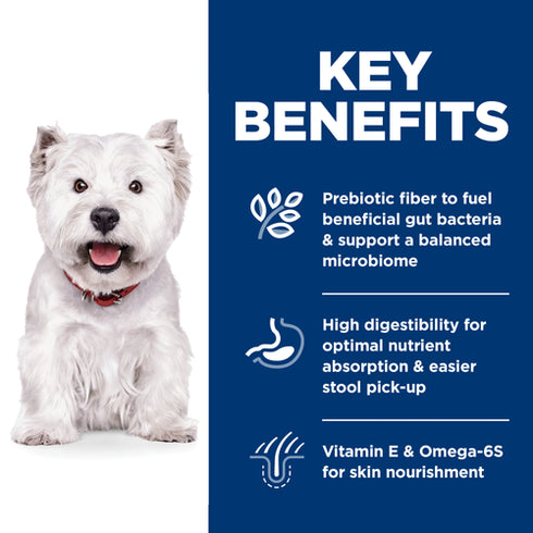 Hill's Science Diet Adult 1-6 Sensitive Stomach & Skin Small Bites Dry Dog Food - Chicken & Barely - 30lb Bag