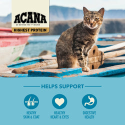 Acana Highest Protein Wild Atlantic Dry Cat Food - Mackerel, Herring, & Hake - 4lb Bag