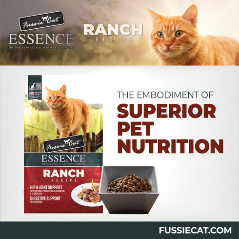 Fussie Cat Essence Dry Cat Food - Ranch - 9lb Bag