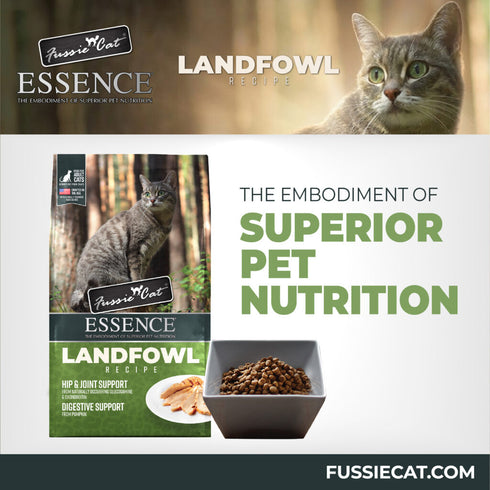 Fussie Cat Essence Dry Cat Food - Landfowl - 3lb Bag