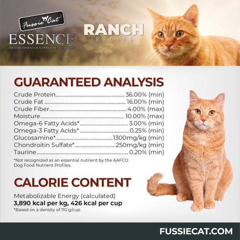 Fussie Cat Essence Dry Cat Food - Ranch - 9lb Bag
