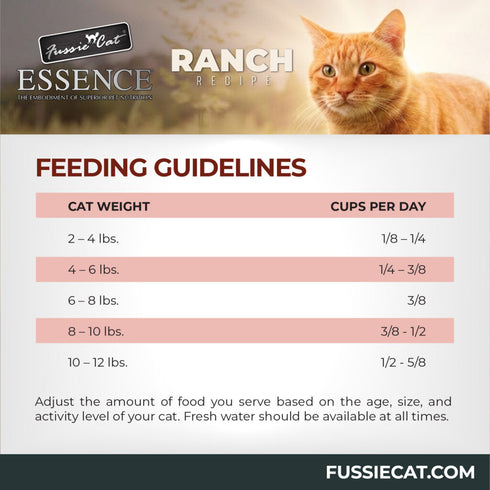 Fussie Cat Essence Dry Cat Food - Ranch - 9lb Bag