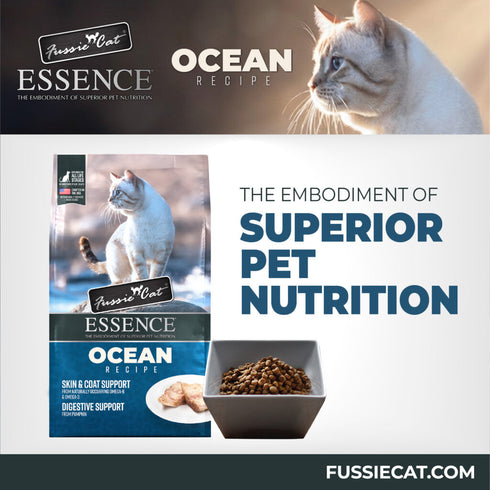 Fussie Cat Essence Dry Cat Food - Ocean - 3lb Bag