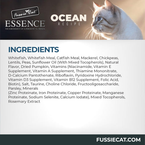 Fussie Cat Essence Dry Cat Food - Ocean - 3lb Bag