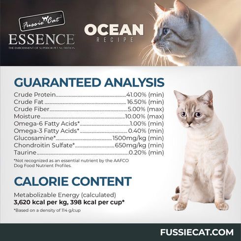 Fussie Cat Essence Dry Cat Food - Ocean - 3lb Bag