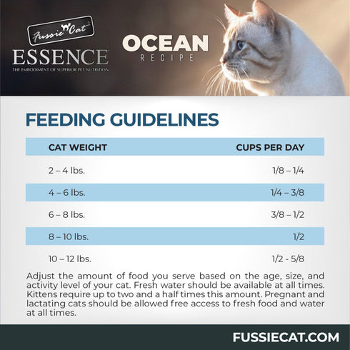 Fussie Cat Essence Dry Cat Food - Ocean - 3lb Bag