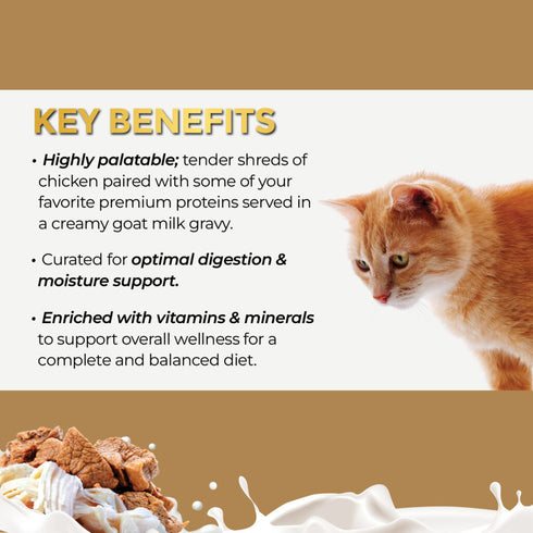 Fussie Super Premium With Goat Milk Gravy Wet Cat Food - Chicken & Beef - 2.47oz Can