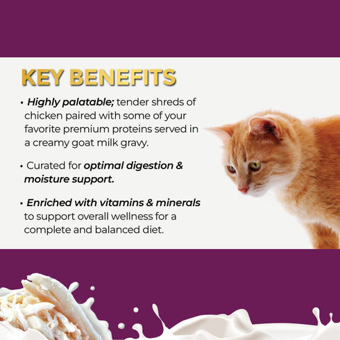 Fussie Super Premium With Goat Milk Gravy Wet Cat Food - Chicken - 2.47oz Can
