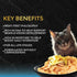 Fussie Cat Black Label Wet Cat Food - Tuna & Small Anchovies in Gravy - 2.82oz Can
