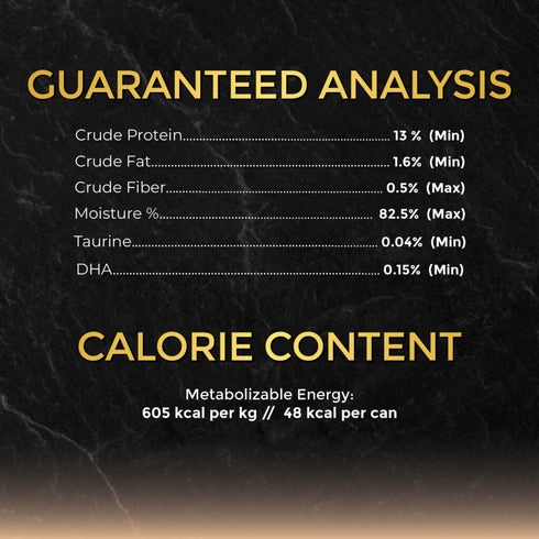 Fussie Cat Black Label Wet Cat Food - Tuna & Prawn in Gravy - 2.82oz Can