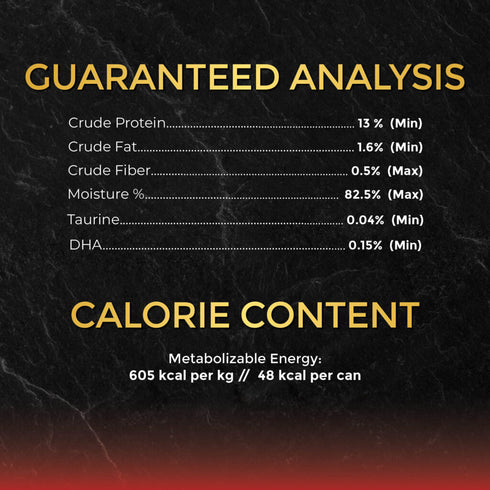Fussie Cat Black Label Wet Cat Food - Tuna & Salmon in Gravy - 2.82oz Can