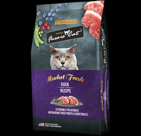 Fussie Cat Market Fresh Dry Cat Food - Duck - 10lb Bag