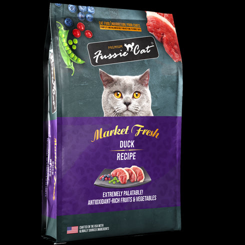 Fussie Cat Market Fresh Dry Cat Food - Duck - 10lb Bag