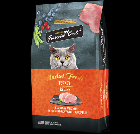Fussie Cat Market Fresh Dry Cat Food - Turkey - 4lb Bag