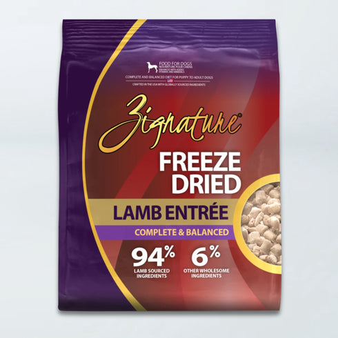 Zignature Freeze Dried Dog Food - Lamb - 4oz Bag