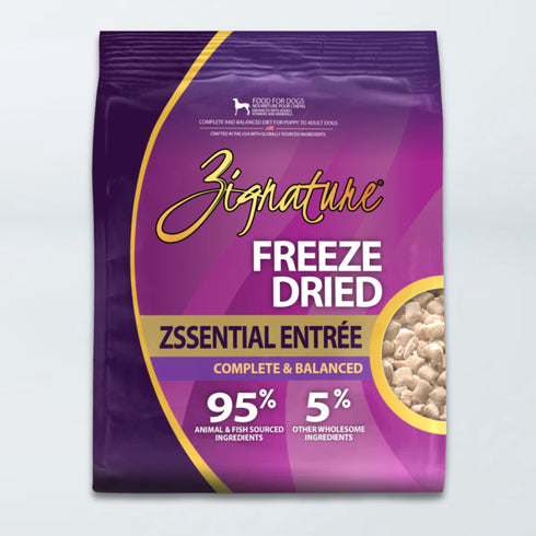 Zignature Freeze Dried Dog Food - Zssentials - 12.5oz Bag