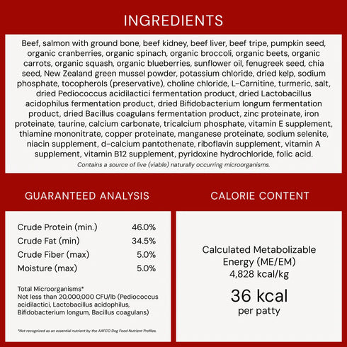 Stella & Chewy's Puppy Freeze Dried Raw Dinner Patties Dog Food - Beef & Salmon - 14oz Bag