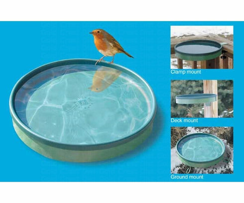 Gold Crest 3-In-1 Heated Bird Bath Green and Light Green