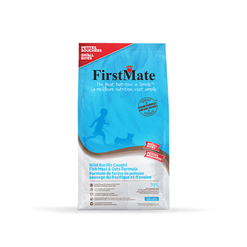 FirstMate Grain Friendly Small Bites Dry Dog Food - Fish & Oats - 4lb Bag