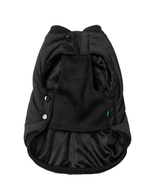 FuzzYard Bomber Dog Jacket - Size 1 - Black