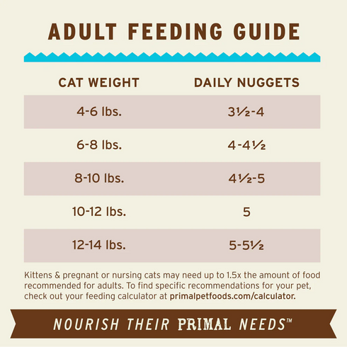 Primal Freeze Dried Raw Nuggets Cat Food - Chicken & Salmon - 5.5oz Pouch