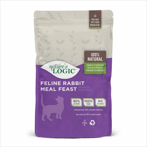 Nature's Logic Dry Cat Food - Rabbit - 7.7lb Bag