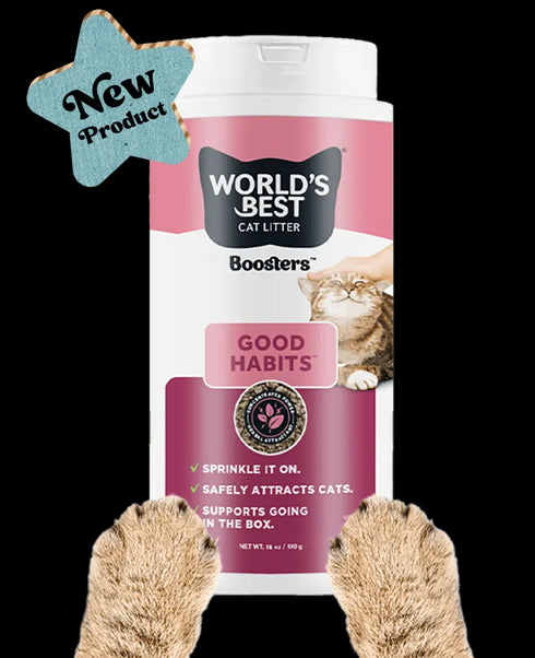 World's Best Cat Litter Good Habits Booster Cat Litter Additive - 18oz