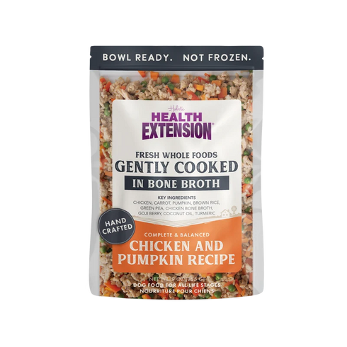 Health Extension Gently Cooked Cat & Dog Food - Chicken & Pumpkin - 9oz Pouch