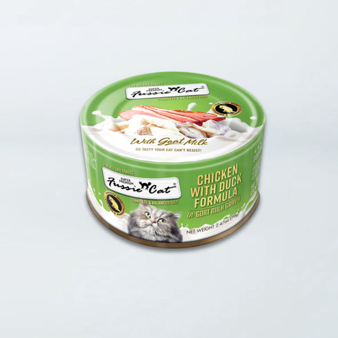 Fussie Super Premium With Goat Milk Gravy Wet Cat Food - Chicken & Duck - 2.47oz Can