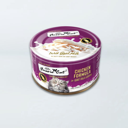 Fussie Super Premium With Goat Milk Gravy Wet Cat Food - Chicken - 2.47oz Can