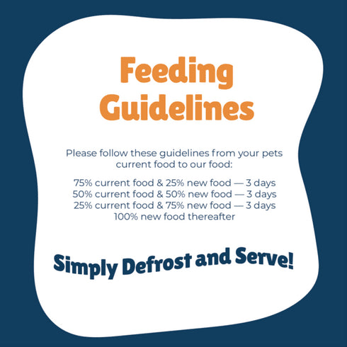 Good Vibes Dog Food Feeding Guidelines