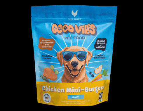Good vibes Dog food Raw Chicken Bag
