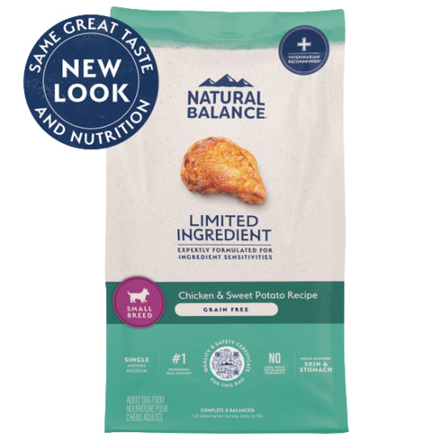 Natural Balance Limited Ingredient Small Breeds Dry Dog Food - Chicken & Sweet Potato - 4lb Bag