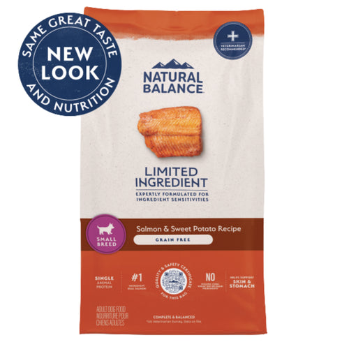 Natural Balance Limited Ingredient Small Breeds Dry Dog Food - Salmon & Sweet Potato - 4lb Bag