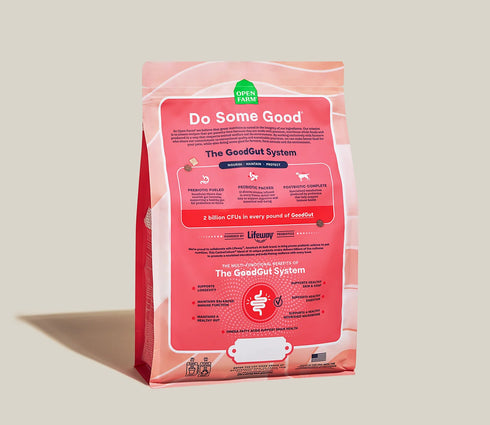 Open Farm Good Gut Dry Dog Food - Grass Fed Beef - 19lb Bag