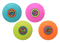 MultiPet Grooverz TPR Ball Dog Toy - 3.5" - Assorted Colors