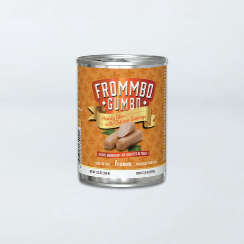 Fromm Frommbo Gumbo Wet Dog Food - Hearty Chicken Sausage Stew - 12.5oz Can