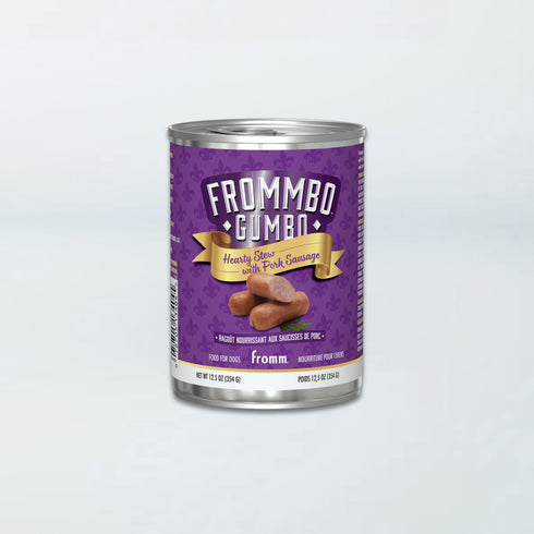 Fromm Frommbo Gumbo Wet Dog Food - Hearty Pork Sausage Stew -12.5oz Can