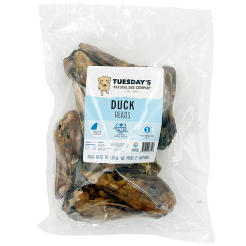 Tuesday's Duck Head Dog Treat - 10 Count