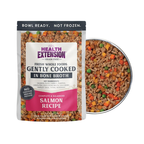 Health Extension Grain Free Gently Cooked Cat & Dog Food - Salmon - 3oz Pouch